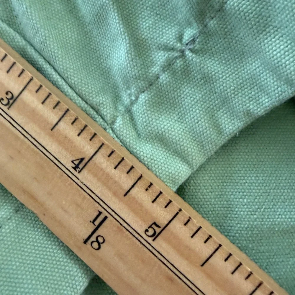 Lands' End Men's XL Green Elastic Waist Cotton Canvas Shorts 5
